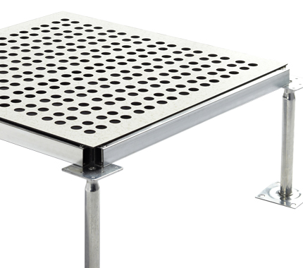 全鋼通風(fēng)防靜電地板(HPL面)